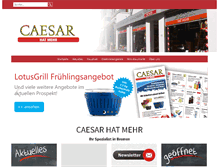 Tablet Screenshot of caesar-hb.de